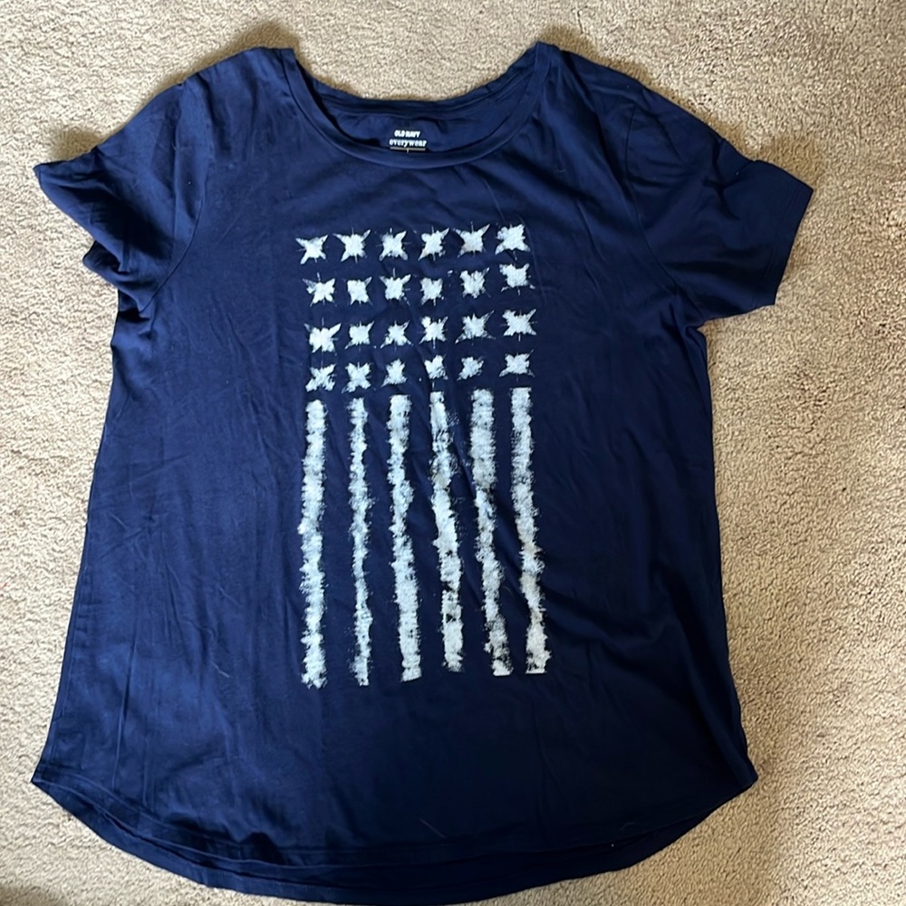 Old Navy Relaxed Fit Navy Shirt